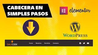 Crear header con Elementor gratis