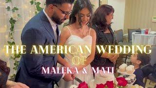 The Civil Wedding of Maleka & Mati |عروسی دولتی مطی جان در امریکا | Hila & Massi Vlog 95