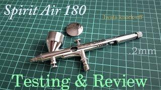 Cheap Chinese Airbrush Testing: .2mm Spirit Air 180 - Iwata Knock-off