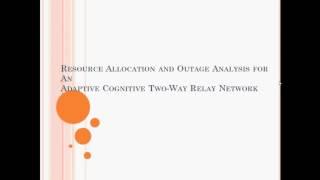 Resource Allocation and Outage Analysis for An Adaptive Cognitive Two-Way Relay Network