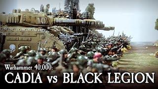 Astra Militarum vs Black Legion | Warhammer 40k Narrative Battle Report