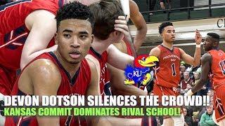 Devon Dotson DOMINATES Rival School!! McDAAG & Kansas Commit Highlights!