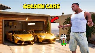 FRANKLIN'S JOURNEY TO GOLDEN SUPERCARS WITH SHINCHAN IN GTA 5