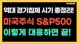 미국 경기침체 시기! S&P500 ETF 주식 투자자가 살아남는 법! | SPY, IVV, VOO