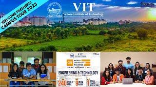 #VIT_University Campus Tour 2023 | Vellore Institute of Technology | VIT Vellore