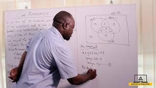 SHS 1 Core Mathematics | Solving Three Set Problem