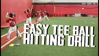 EASY TEE BALL HITTING DRILL | Youth Baseball