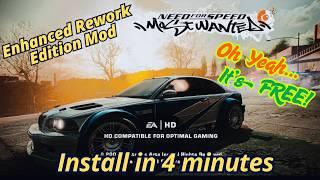How to Install NFS Most Wanted 2005 Enhanced Rework Mod (FREE) | Boost Graphics, Cars & More!