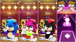 Baby Sonic - Baby Amy Rose - Baby Shadow - Baby Tails  Tiles Hop EDM Rush