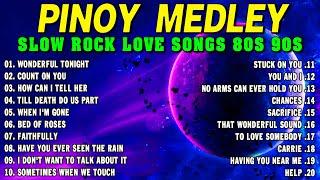 Slow Rock Love Song Nonstop  SLOW ROCK MEDLEY  Rock Ballads 70S 80S 90S  Nonstop Pinoy Medley