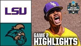 LSU Tigers vs. Coastal Carolina | Men's College World Series Game 2 | ESPN College Baseball