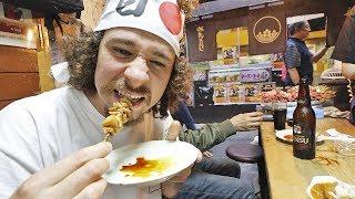 Probando comida callejera en JAPÓN! 