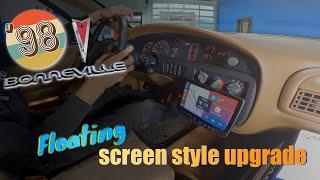 Floating screen style head unit upgrade for 1998 Pontiac Bonneville #pontiac   #caraudio