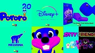 Super Logo Mega Compilation:Disney Plus Logo, Goldfish, Nelvana, Busy Beaver Logo Effect