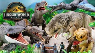 Unboxing EVERY Jurassic World Rebirth Action Figure for Colossal Clash VS D-Rex!