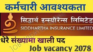 Job vacancy for branch incharge 2078/ job updates nepal/manoj sir.