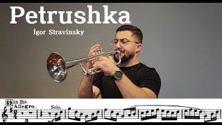 Petrouchka- Stravinsky - Orchestral Trumpet excerpts - Daniel Leal Trumpet