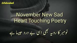 November poetry | sad shayari | November ka rawaya bhi | winter poetry