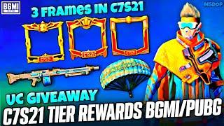 C7S21 Tier Rewards bgmi 3.5 update Cycle 7 season 21 tier rewardsC7S21 conqueror #bgmi #pubg