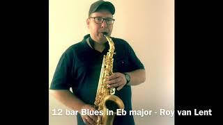 12 bar Blues Eb major improvisation - Roy van Lent (Altosaxophone) Borgani