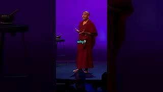 Monk teaches meditation in under 20 seconds