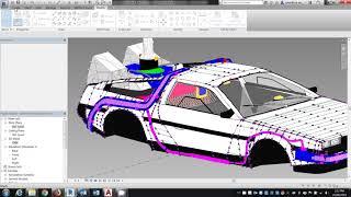 Revit - Building complex families (Delorean DMC-12) Show & Tell