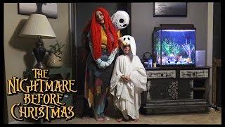 Unboxing Our New Family The Nightmare Before Christmas Costumes! Max=Zero, Mom=Sally, Dad= Jack!