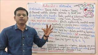 Histamine (Part 01) | Introduction Pharmacological and Physiological Use of Histamine | Autacoids