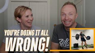 Wife Reacts to My Workout | Frugal Fit Dad vs. Frugal Fit Mom | Rocky IV CrossFit WOD