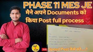 मैने अपने Document को ऐसे किया speed Post | SSC Phase 11 Document varification full process