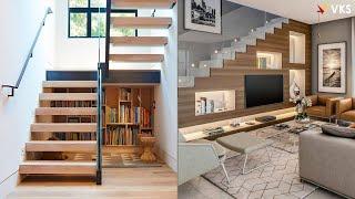 Under Staircase Shelves Design | Under Staircase Storage Ideas | Staircase Shelf | Stairs Drawers