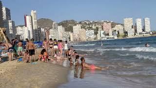 Benidorm's Coastal Charm: A 4K Beachfront Stroll | España's Best 2023️