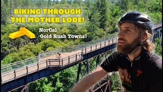 Explore CA gold rush history and the EPIC El Dorado bike bridge! #placerville #goldrush #railtrail