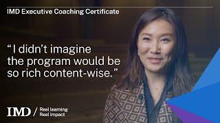 IMD Executive Coaching Certificate: “Very rich content. Top leadership training.”