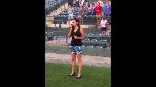 National Anthem 2015 Blaze Game - Kat Gomez