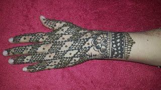 Rakhi Special | Easy Arabic Henna Design | Beautiful Front Hand Mehndi | Social Sandesh