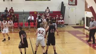 Brad Nielsen (#42 White) playing in a recent Ontario JV Game