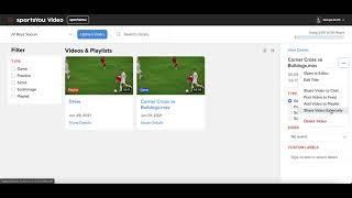 Share Video Externally on sportsYou Video