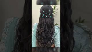 Bridal open hairstyle ideas | New curly hairstyle for /party engagement/haldi/mahendi & reception