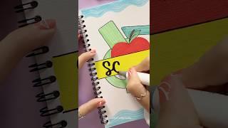 Creative Front Page Design: Science  #shorts #nhuandaocalligraphy #frontpage