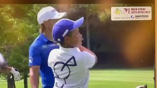 魔法ファミリーの加藤金次郎君️プロの大会に11歳で出場!　見事2オーバーフィニッシュ