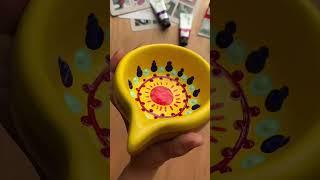 Pott'd: Air-dry Clay Diwali Diya Candle Holder 🪔