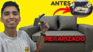 RETAPIZADO de Sillón PASO A PASO: HACELO EN TU CASA!