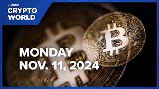 Bitcoin sets another record, crypto stocks soar as post-election rally continues: CNBC Crypto World