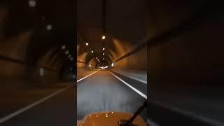 Zonda F & Zonda Viola in a tunnel