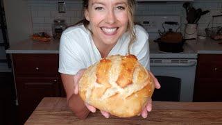 Homemade Bread for Beginners EASY Recipe in 5 Minutes of Hands On Time a Day