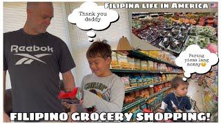 FILIPINO GROCERY SHOPPING+MAY NA MEET AKONG PINOY+NEW PLACE TOUR |Life in America 