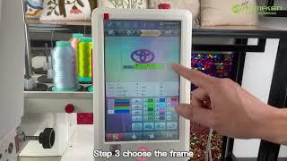 How to embroidery flat embroidery?