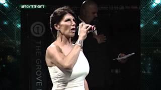 FRONT STREET FIGHTS 5: Tracy Underwood sings the National Anthem