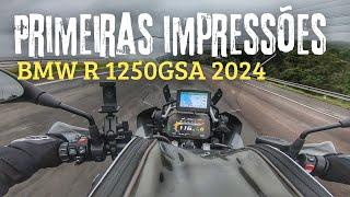 PRIMEIRAS IMPRESSÕES BMW R 1250 GS ADVENTURE RALLYE 2024